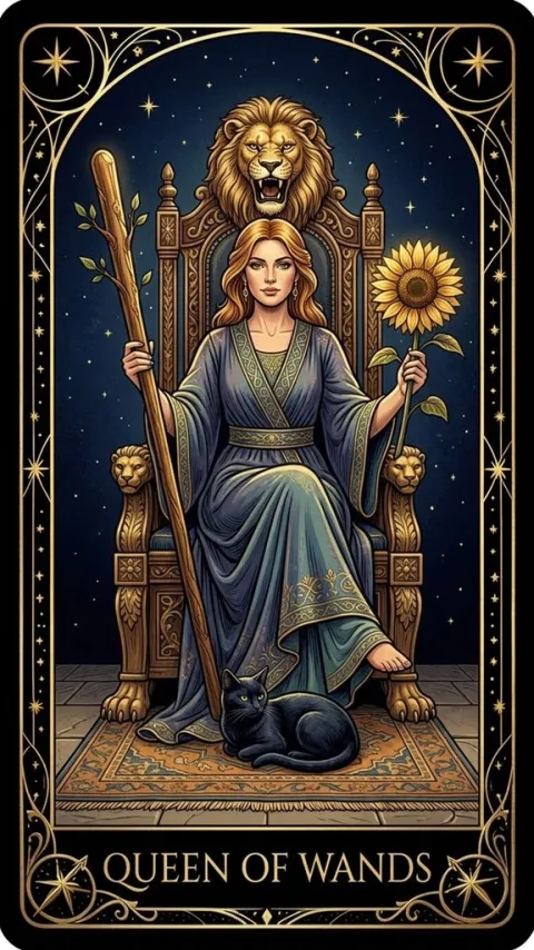 Королева Жезлів (Queen of Wands)