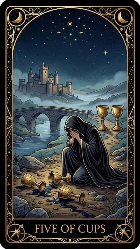 П'ятірка Кубків (Five of Cups)